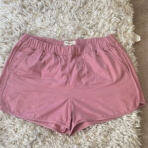 Madewell size small pink Elastic Waist Casual Shorts
